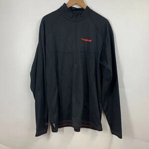 Homeschool Snowboarding Men's‎ 1/4 Zip Long Sleeve Pullover Size L